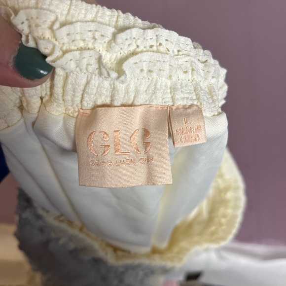 GLG Textured Cream Maxi Skirt - Picture 2 of 6